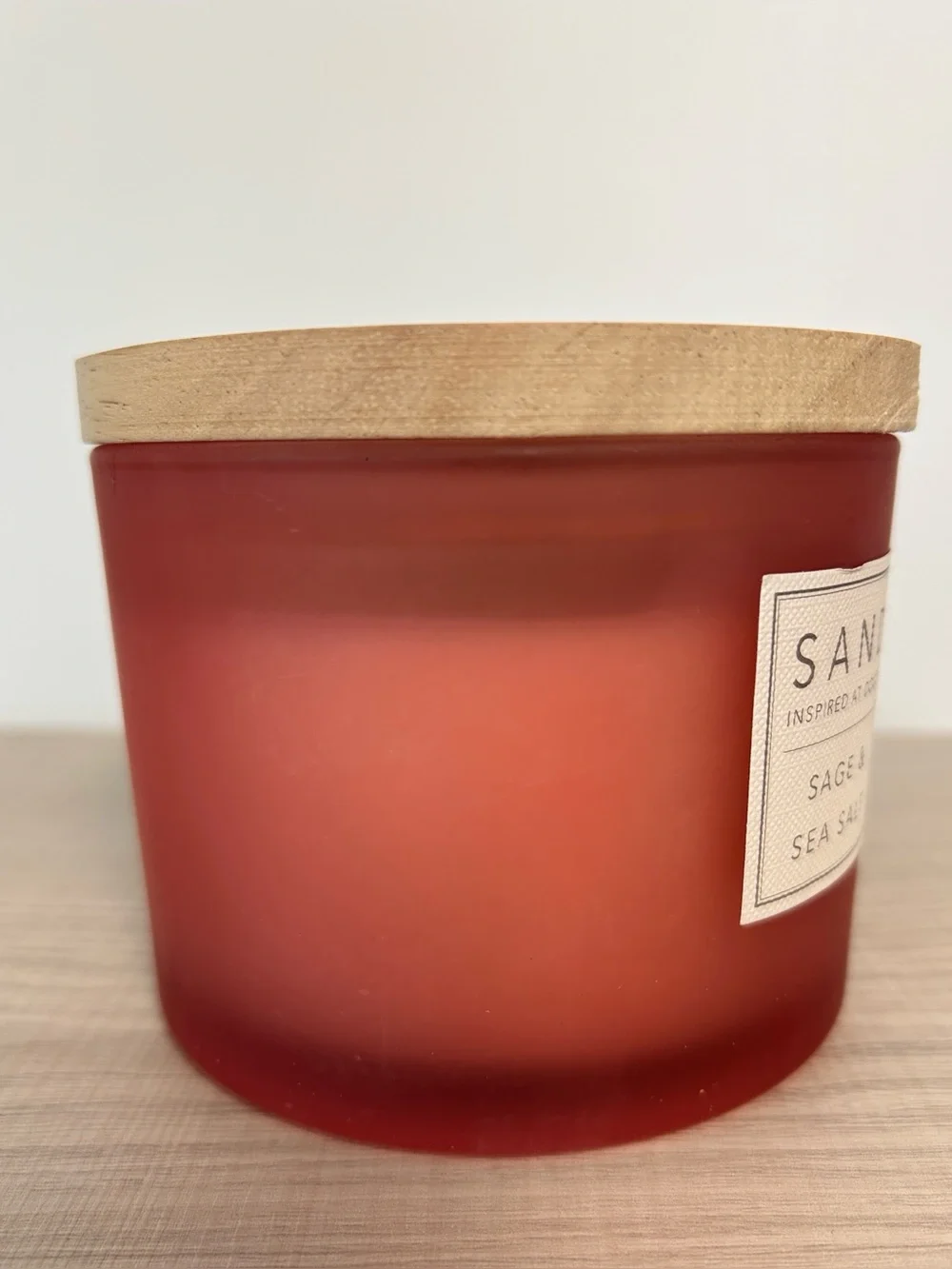 Sand & Paws NWOT Unused 2 Wick Sage & Sea Salt 12 Oz. Soy Wax Blend Candle